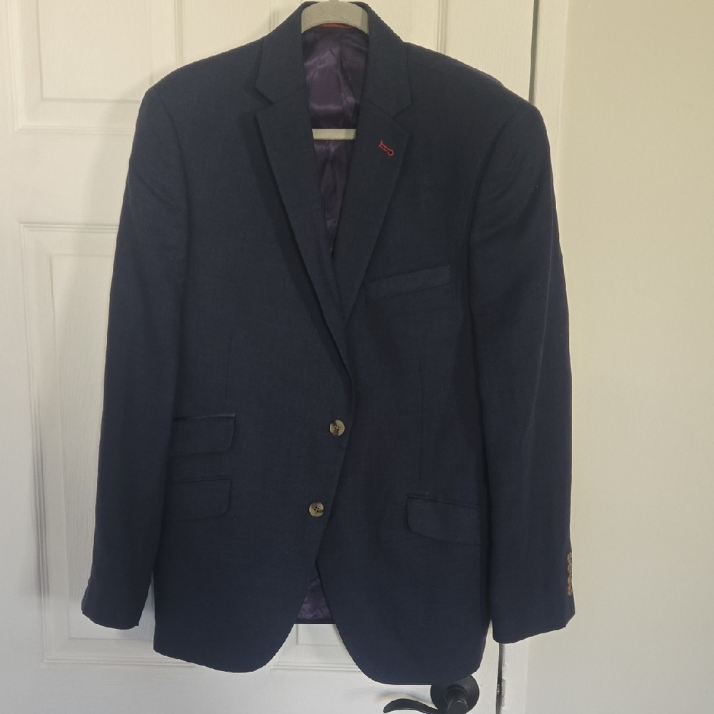 TED BAKER "No Ordinary Joe" Joe SPJ Navy Blazer Sz 44R